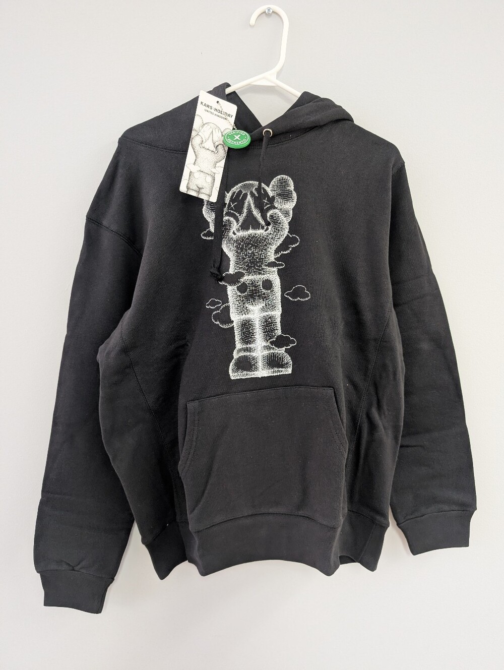 Kaws Holiday UK Hoodie Grey Black